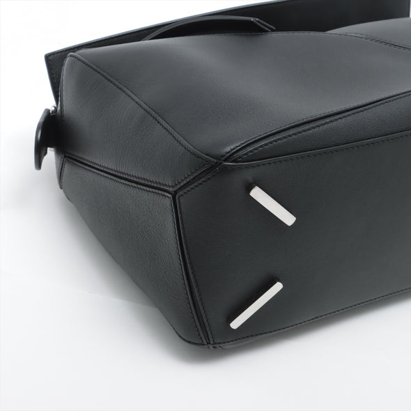 Loewe Black Classic Calfskin Leather Puzzle Bag [Clearance Sale]