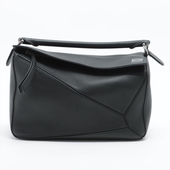 Loewe Black Classic Calfskin Leather Puzzle Bag [Clearance Sale]