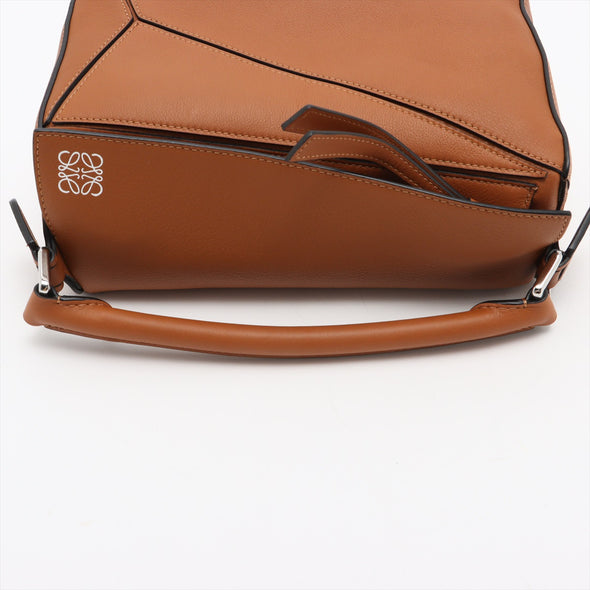 Loewe Tan Classic Calfskin Leather Small Puzzle Bag [Clearance Sale]