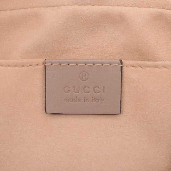 Gucci Beige GG Marmont Matelasse Small Shoulder Bag [Clearance Sale]