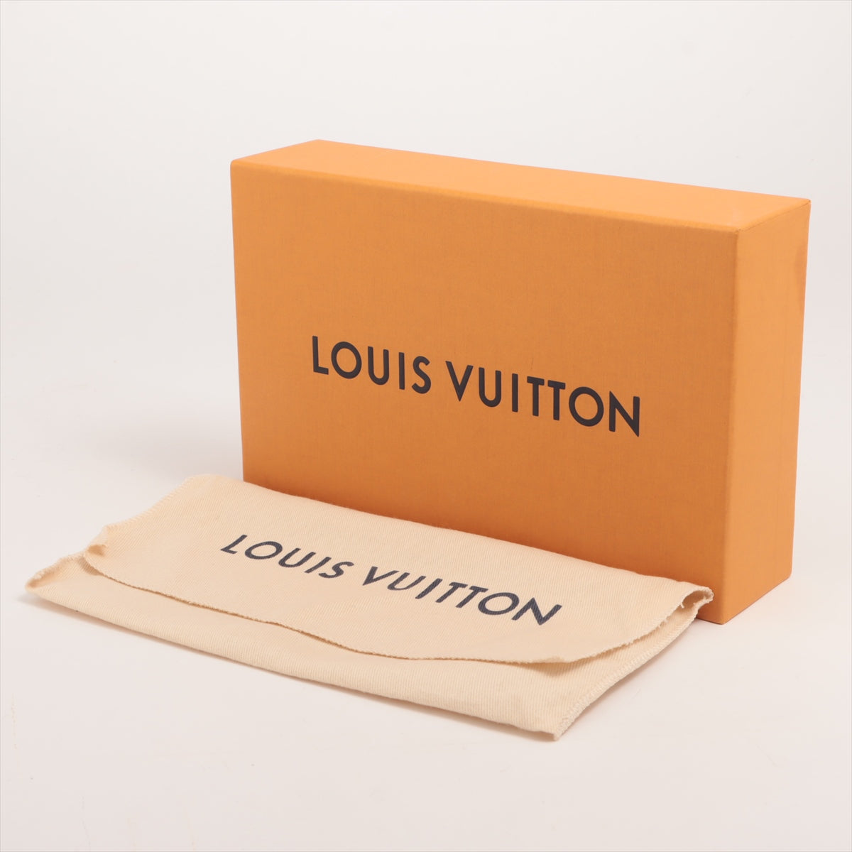 Louis Vuitton Greige Leather LockMini Wallet [Clearance Sale