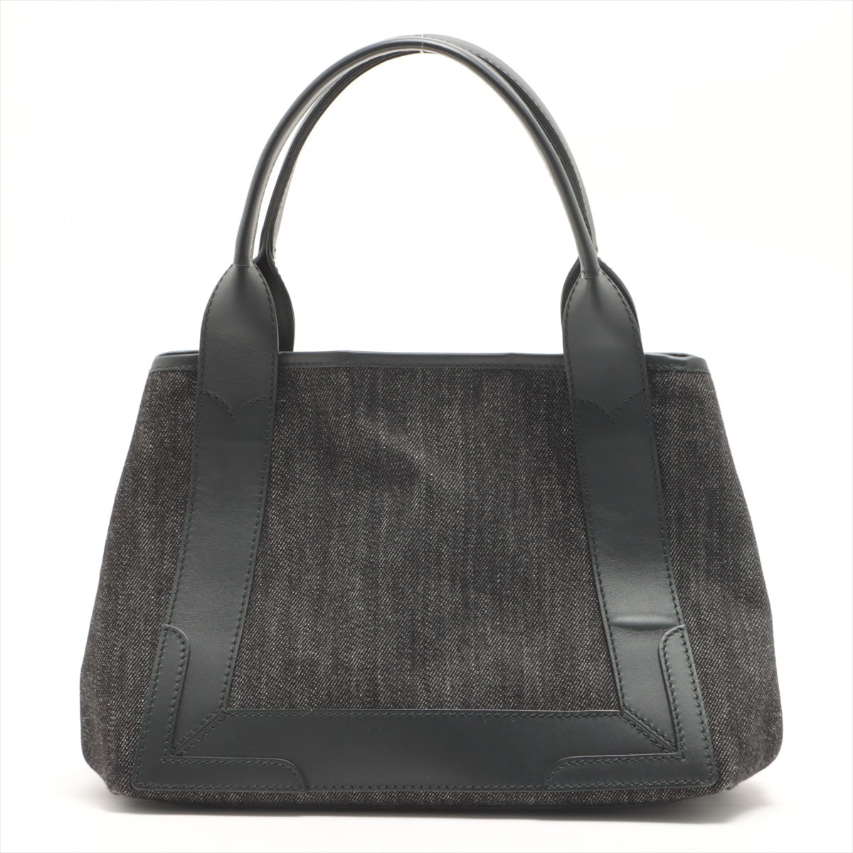 Balenciaga Black Denim Navy Small Cabas Clearance Sale www.thatbagiwant