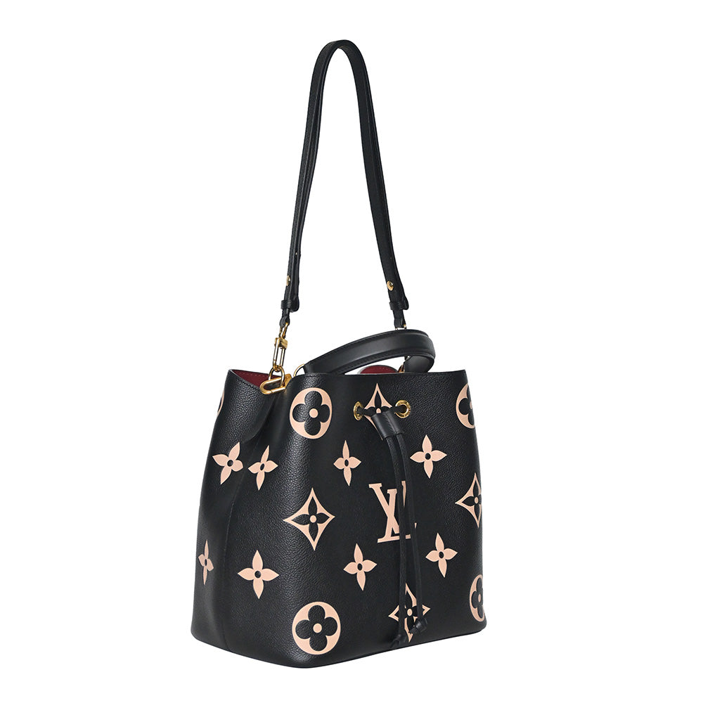 LOUIS VUITTON NeoNoe MM Monogram Empreinte Shoulder Bag Black