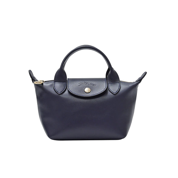 Navy Le Pliage Cuir Webbing Mini Bag - 2 [Clearance Sale]