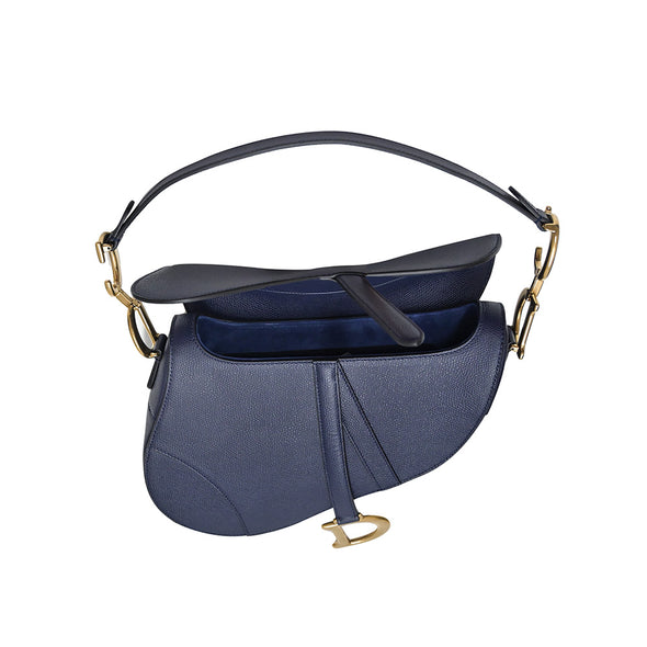 Blue Saddle Calfskin Bag (Rented Out)