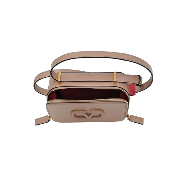 Bay Pink Vsling Smooth Calfskin Crossbody Bag [Clearance Sale]