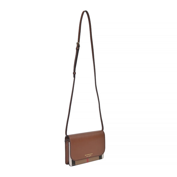 Tan House Check Hampshire Crossbody Bag - 2