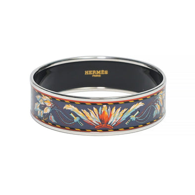 Feather Motif Bangle (62mm)