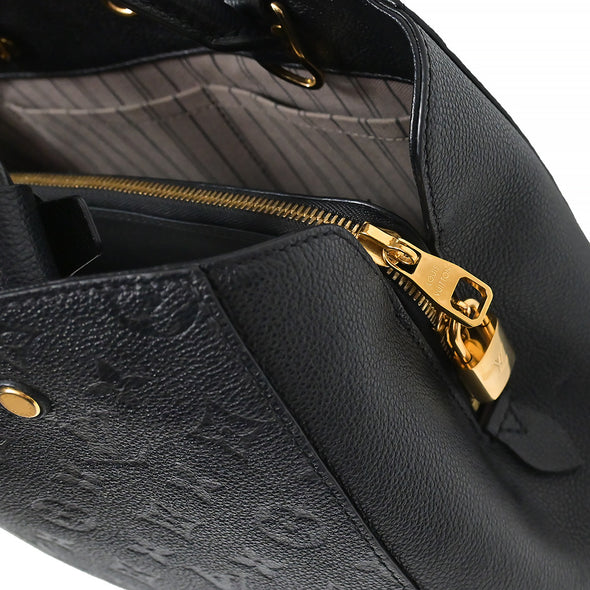 Black Monogram Empreinte Leather Montaigne MM (Rented Out)