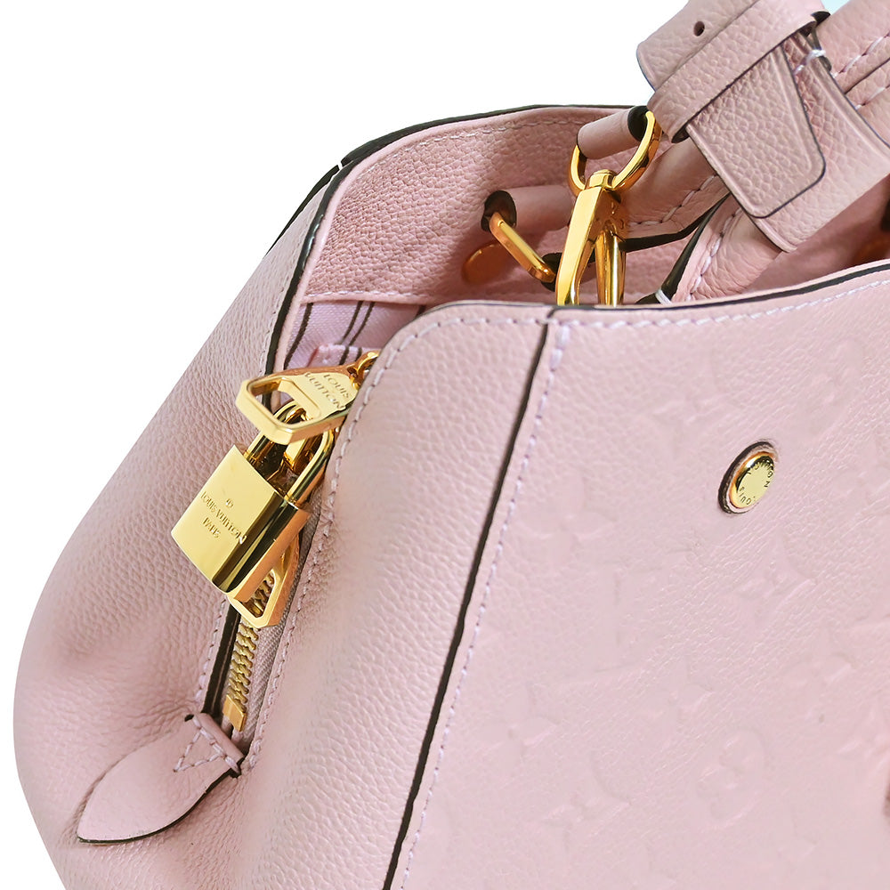 Louis Vuitton Empreinte Montaigne MM Rose Poudre Pink Tote