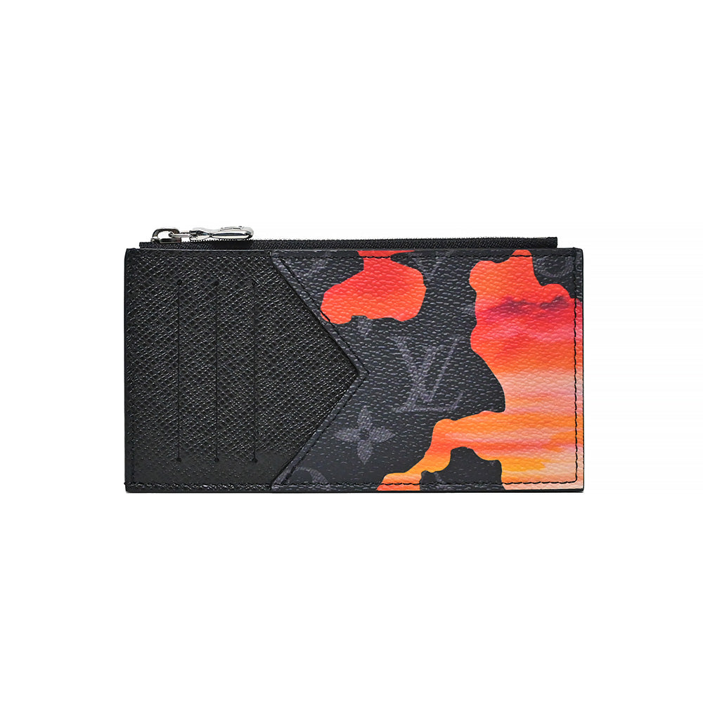 Louis Vuitton Monogram Eclipse Sunset Coin Card Holder – www