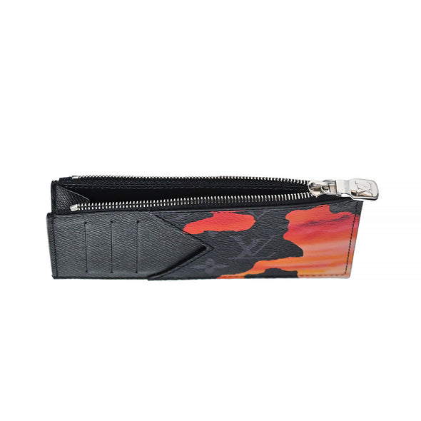 Monogram Eclipse Sunset Coin Card Holder (Rented Out)