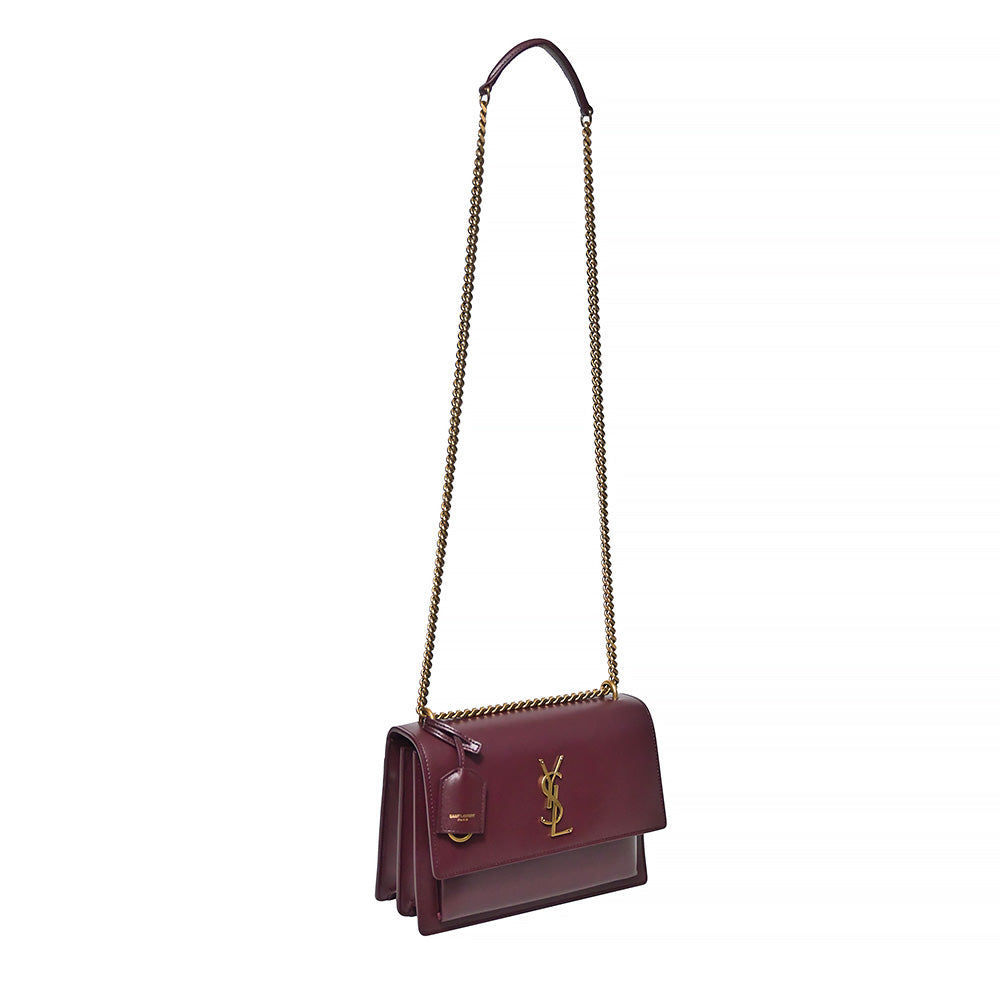 Ysl dark hotsell red bag