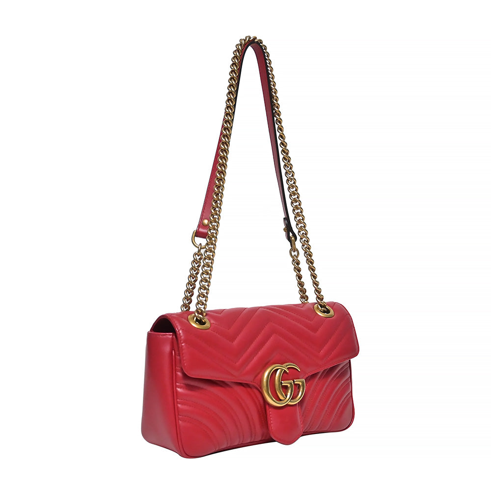 Gg marmont small hotsell matelasse shoulder bag