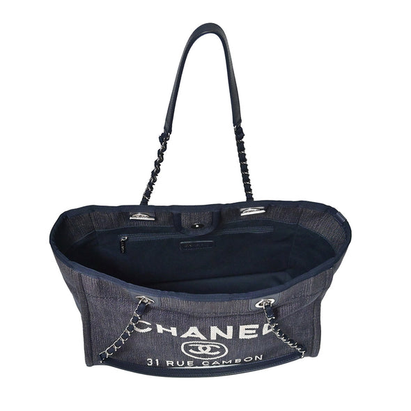 Blue Denim Deauville Shopping Tote (Rented Out)