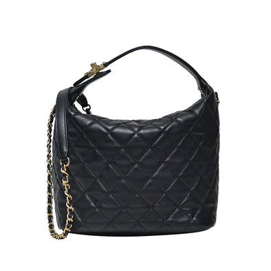 Black Nappa Lambskin Chanel 19 Hobo (Rented Out)