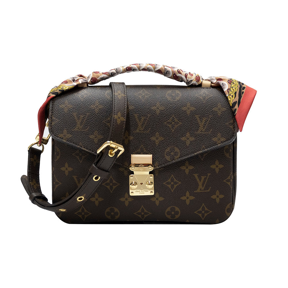 Louis Vuitton Monogram Canvas Pochette Metis with Bubblegram BB Bandeau –