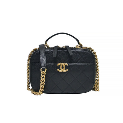 Black Boy Chanel Clutch With Shiny Goldtone Chain (Rented Out)