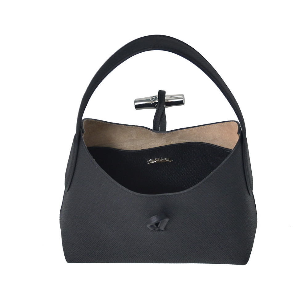 Longchamp Noir Roseau Shoulder Bag XS –