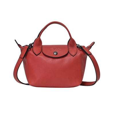 Longchamp Orange Le Pliage Cuir Leather Crossbody Bag, Best Price and  Reviews