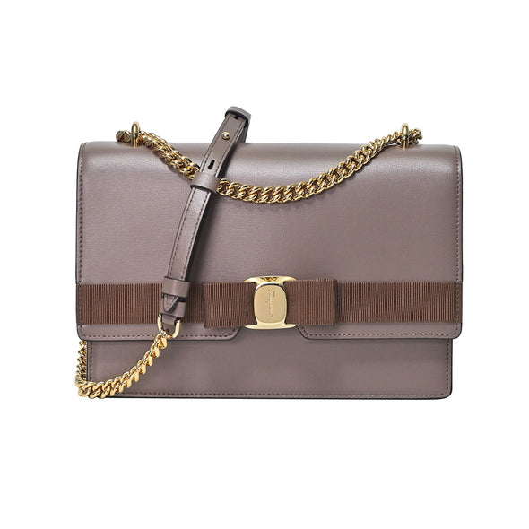 Caraway Seed Vara Bow Medium Shoulder Bag (Rented Out)