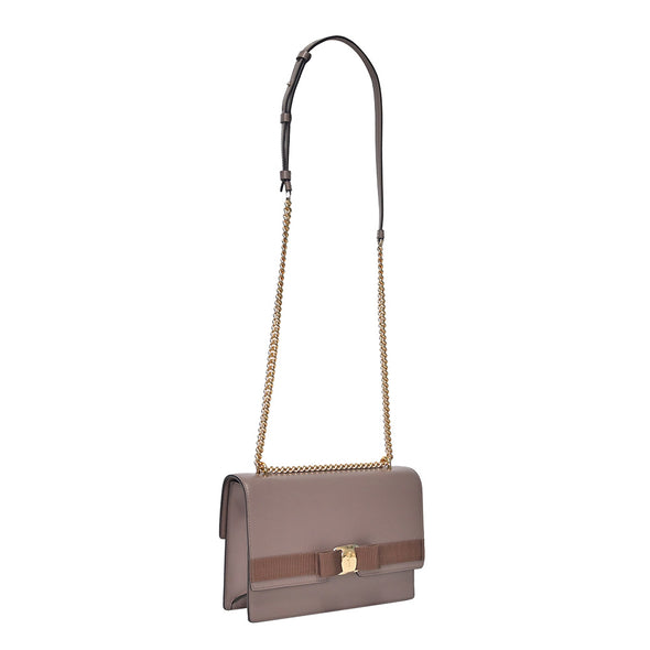 Caraway Seed Vara Bow Medium Shoulder Bag (Rented Out)