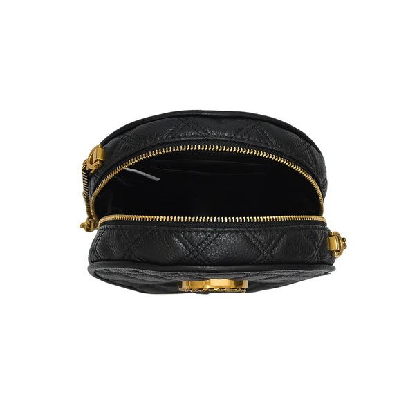 Black The Status Round Crossbody Bag (Rented Out)