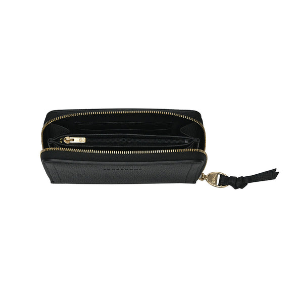 Black Mailbox Zip Around Wallet