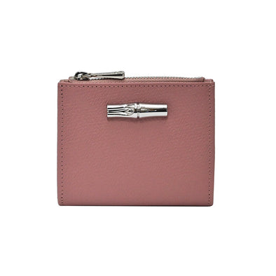 Antique Pink Roseau Compact Wallet