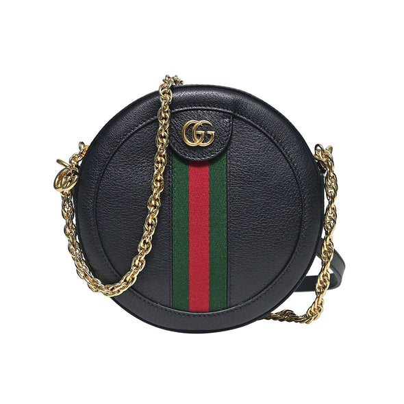 Black Ophidia Round Shoulder Bag (Rented Out)
