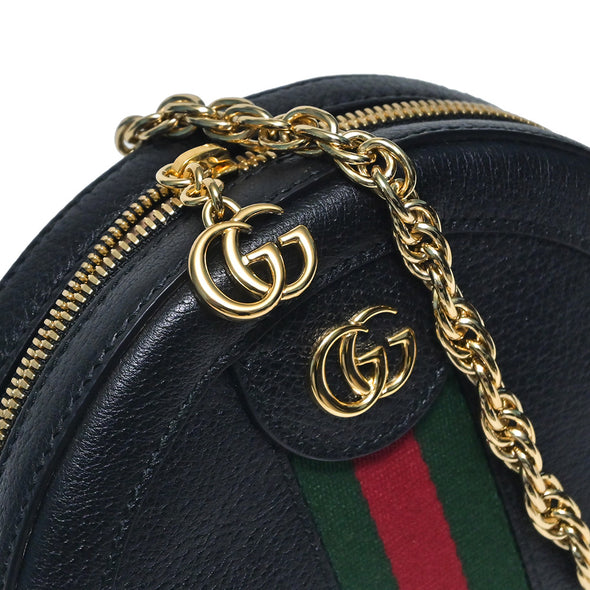 Black Ophidia Round Shoulder Bag (Rented Out)