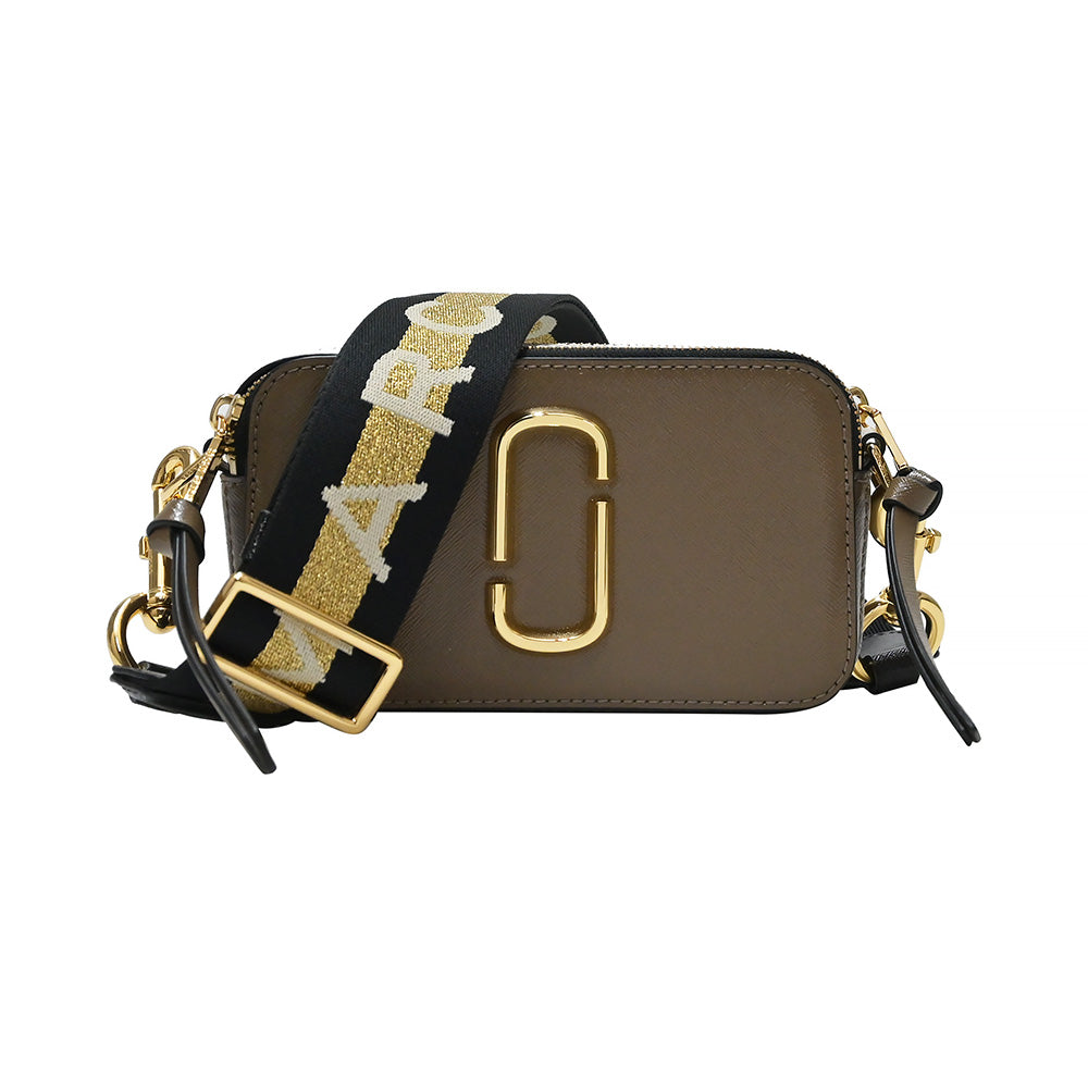 Marc Jacobs Snapshot Small Camera Bag- French Grey/ Multi