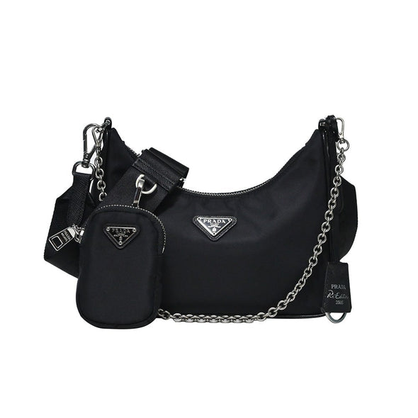 Nero Prada Re-Edition 2005 Nylon Bag - 6 (Rented Out)