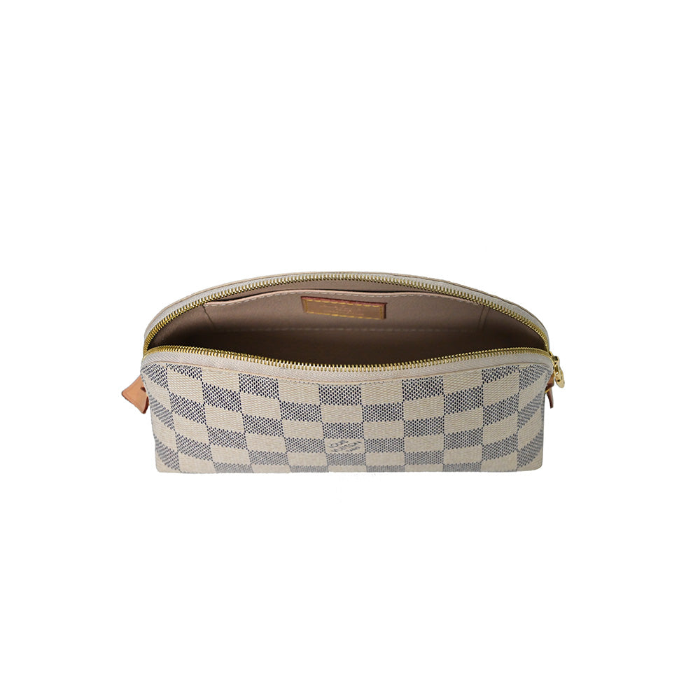 Louis Vuitton Damier Azur Canvas Cosmetic Pouch –