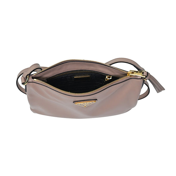 Cipria Light Calf Crossbody Bag (Rented Out)