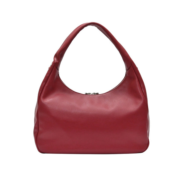 Rosso Calfskin Large Hobo Bag (Rented Out)