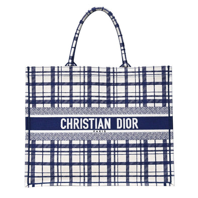 Christian Dior Pink & Blue Zebra Printed Book Tote – TBC Consignment