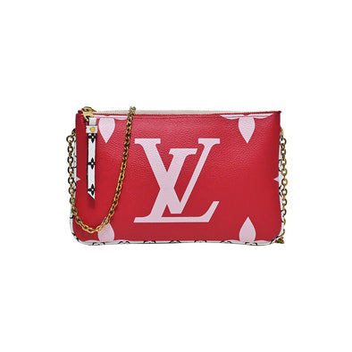 Louis Vuitton Noir Monogram Victoire Chain Shoulder Bag [Clearance