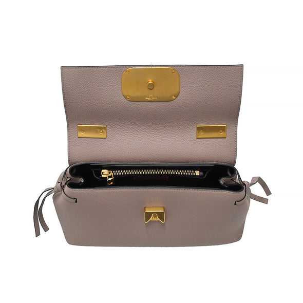 Poudre Vsling Grained Leather Crossbody Chain Bag (Rented Out)