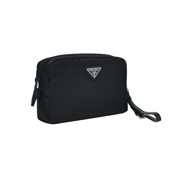 Nero Vela Saffiano Leather Medium Pouch with Wristlet - 2 (Rented Out)