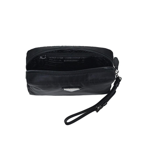 Nero Vela Saffiano Leather Medium Pouch with Wristlet - 2 (Rented Out)