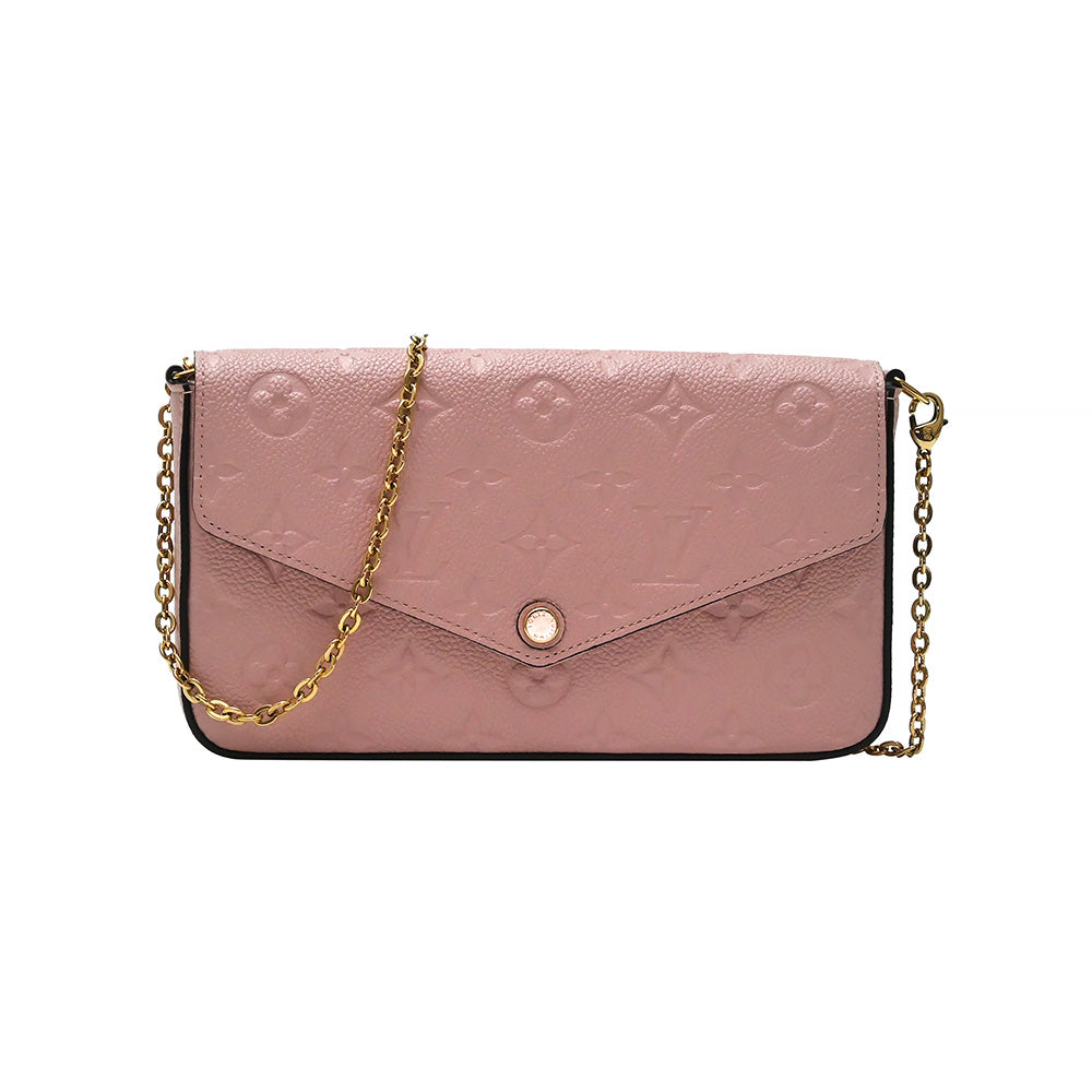 Louis Vuitton Rose Poudre Monogram Empreinte Felicie Pochette –