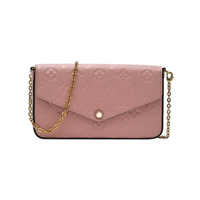 Rose Poudre Monogram Empreinte Felicie Pochette (Rented Out)