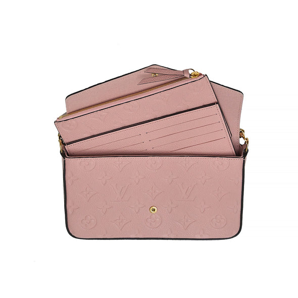 Rose Poudre Monogram Empreinte Felicie Pochette (Rented Out)