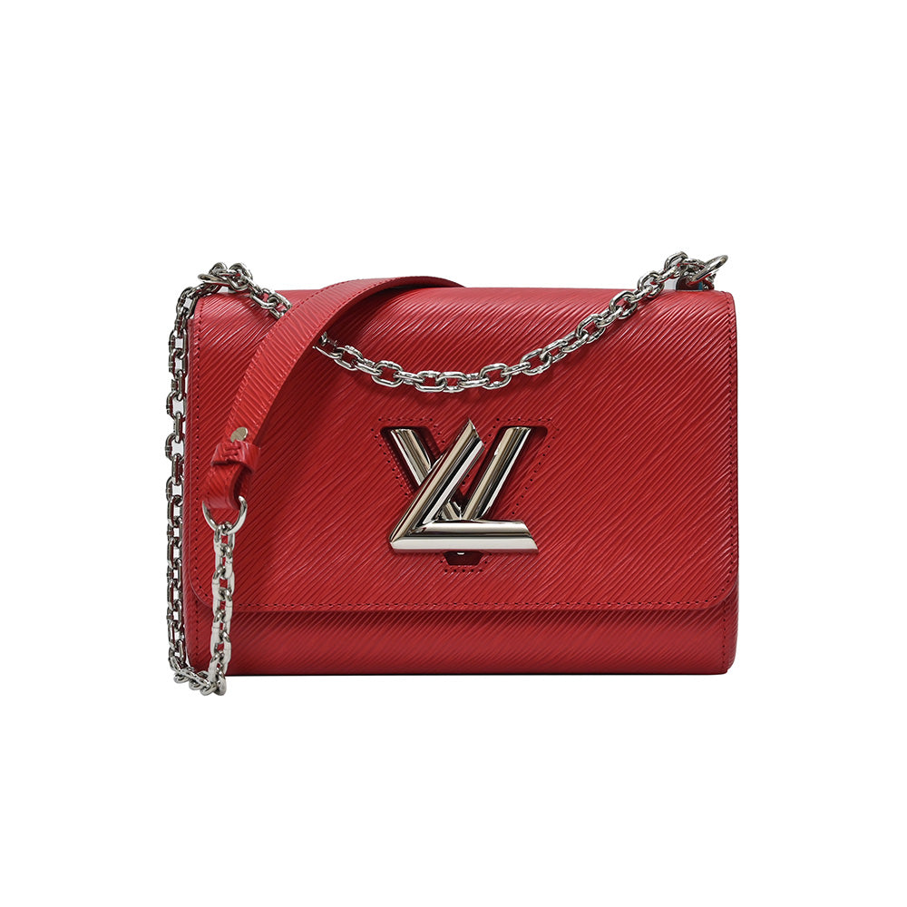 Louis Vuitton Twist mm EPI Leather Jungle, Black and Coquelicot Red, w/ Dustbag