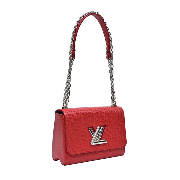 Coquelicot Epi Twist MM Shoulder Bag (Rented Out)