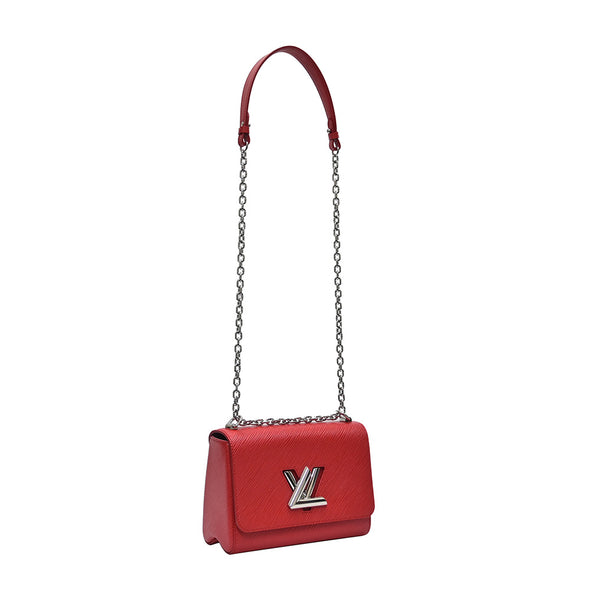 Coquelicot Epi Twist MM Shoulder Bag (Rented Out)
