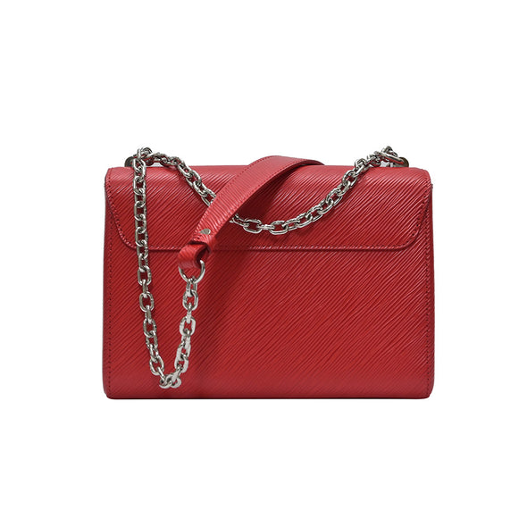 Coquelicot Epi Twist MM Shoulder Bag (Rented Out)