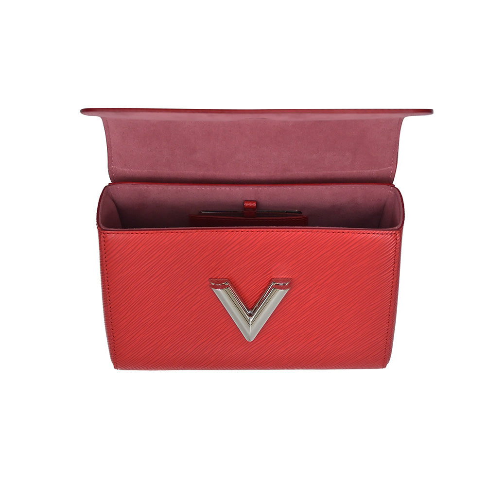 Louis Vuitton Twist mm EPI Leather Jungle, Black and Coquelicot Red, w/ Dustbag