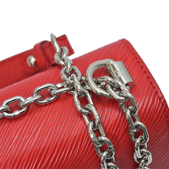 Coquelicot Epi Twist MM Shoulder Bag (Rented Out)